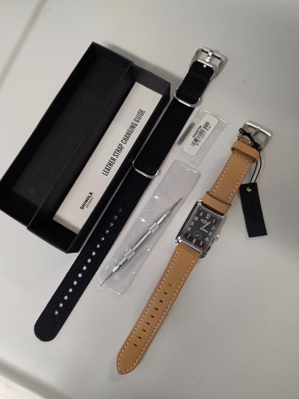 SHINOLA - The Omaha Leather Strap Watch, 26mm x 36mm